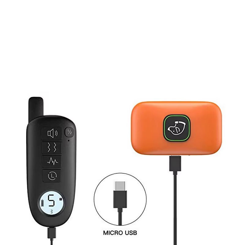 1000FT Pet Dog Training Collar IP67 Waterproof Rechargeable Electric Remote Shock Vibration Sound Bark Stop Collar Drop Shipping