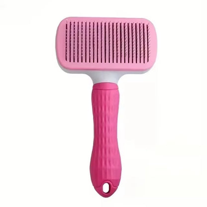 Cat Dog Comb for Pets Automatic Hair Removal Comb Brush Remover Hair Grooming Pet Comb Cleaning Bath Brush Dog Supplies