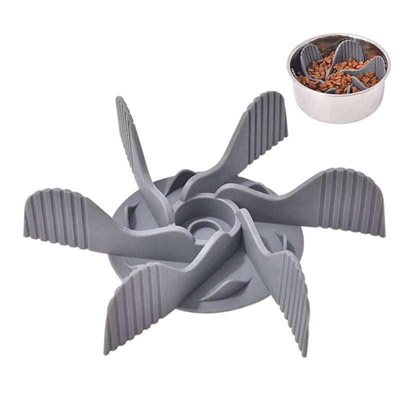 Dog Slow Feeder Bowl Dog Bowl Insert Slow Feeder Bowls Non-Slip Plate Anti-Choke Insert Pet Supplies Dog Cat Feeding Accessories